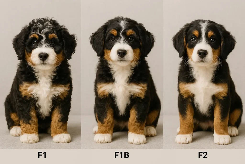 .F1-F1B-and-F2B-Mini-Bernedoodles—coat-types-and-generational-differences-explained